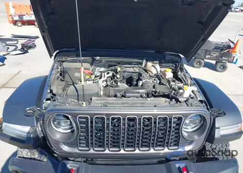 2024 Jeep Wrangler 4-Door Rubicon 4X4 z USA, uszkodzony, nr VIN 1C4PJXFG7RW349689